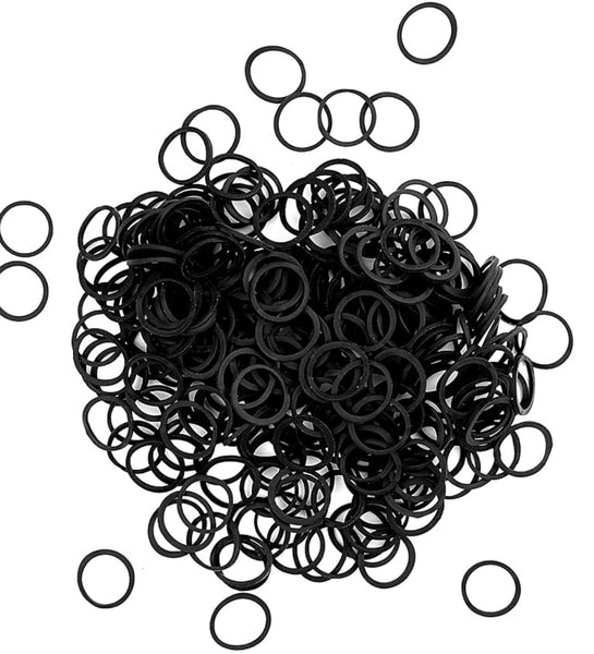 SMALL BLACK RUBBER BANDS